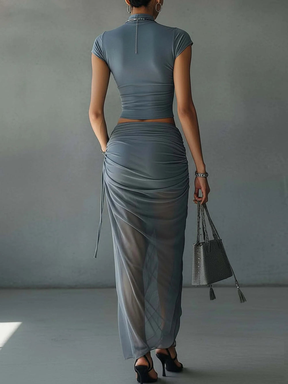 Jora | Pleated Two-Piece Set