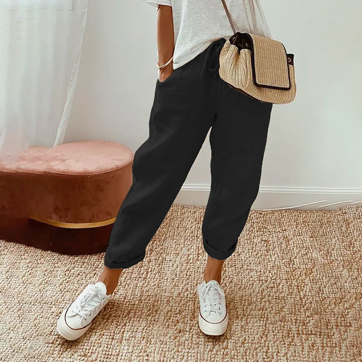 Anaïs | Printed Drawstring Trousers