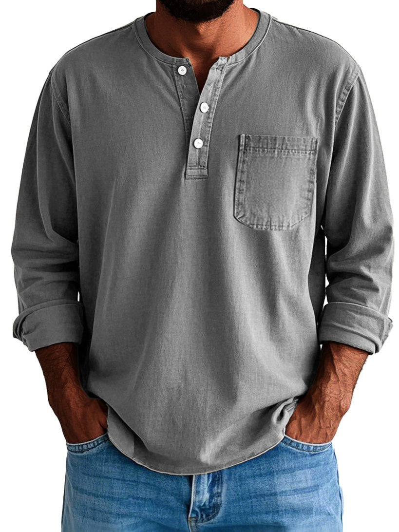 Nico | Tiered Collared Summer Shirt
