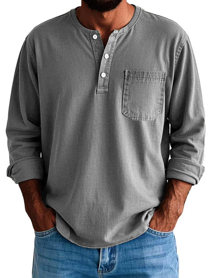 Nico | Tiered Collared Summer Shirt