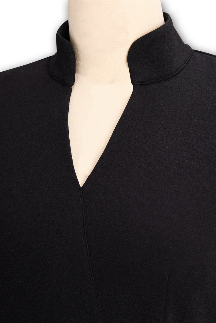 Juno | Wrap Long-Sleeve Midi Dress