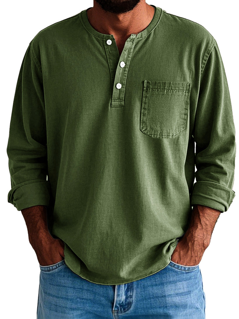 Nico | Tiered Collared Summer Shirt
