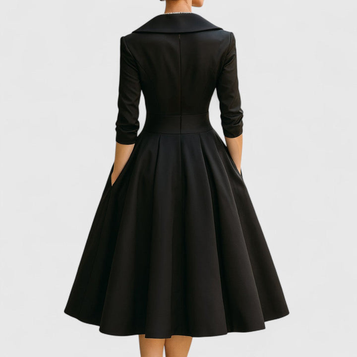 Marcella | V-Neck Midi Dress