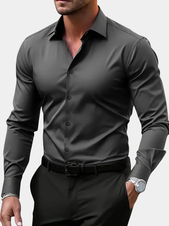Boris | Button-Front Collared Summer Shirt