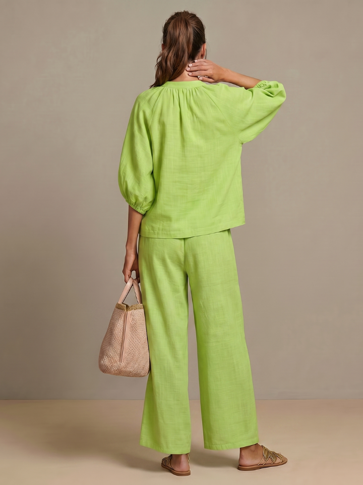 Kira | Wide-Leg Two-Piece Set