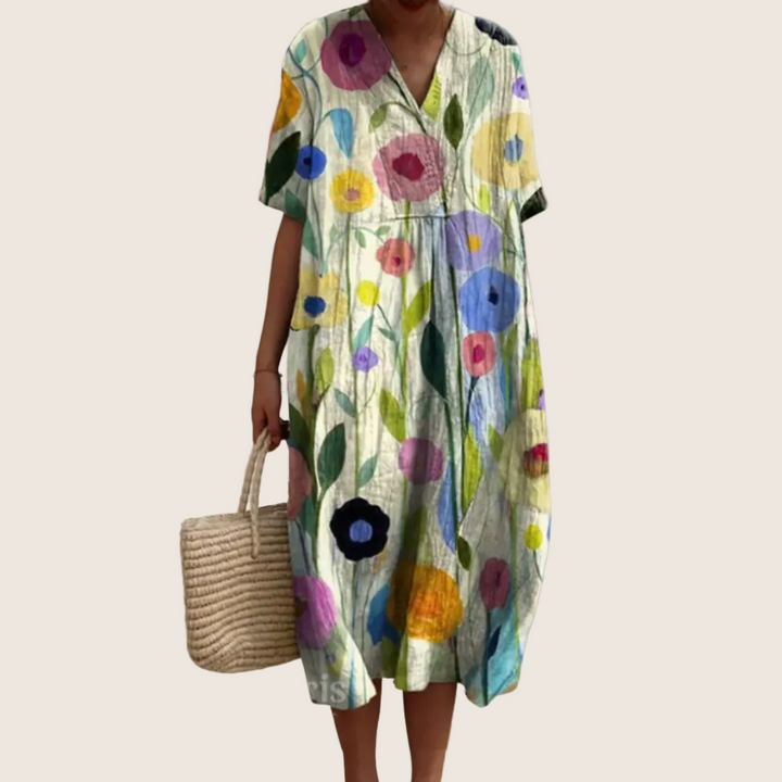 Fleur | Floral Midi Dress