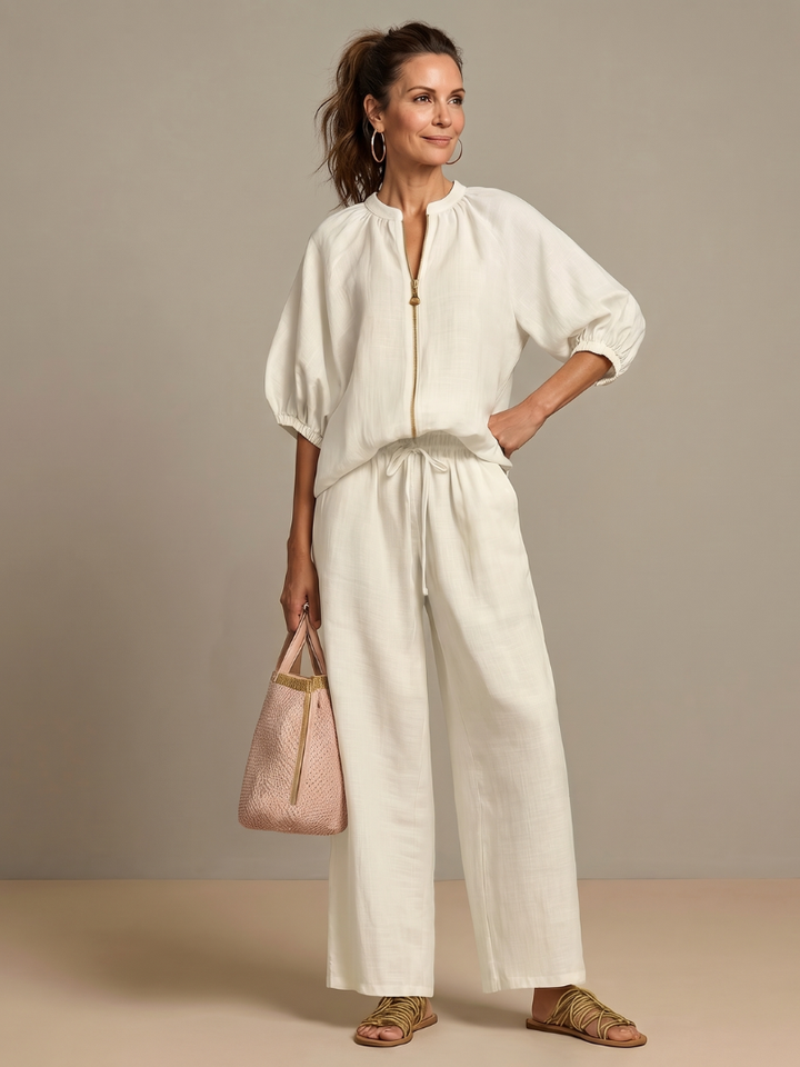Kira | Wide-Leg Two-Piece Set