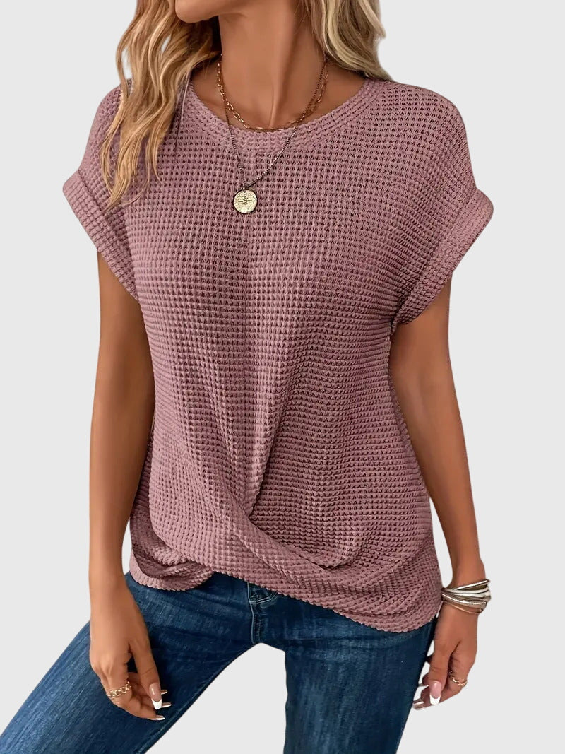 Isadora | Crew Neck Blouse