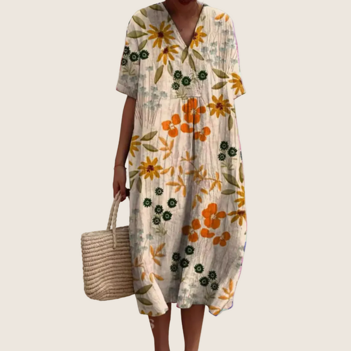 Fleur | Floral Midi Dress