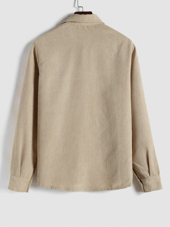 Hamish | Button-Front Long-Sleeve Summer Shirt