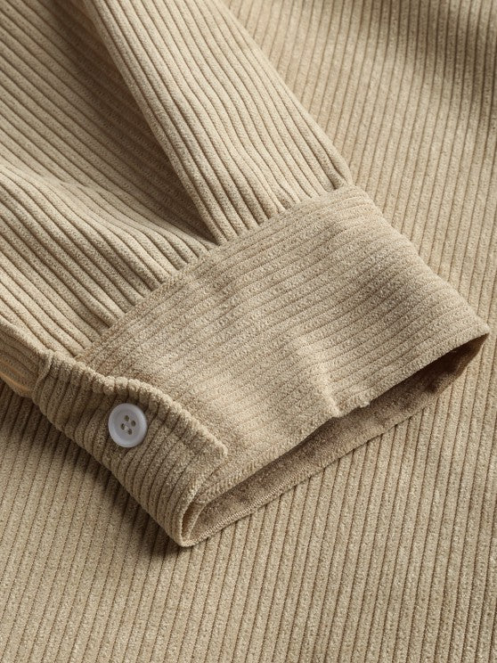Hamish | Button-Front Long-Sleeve Summer Shirt