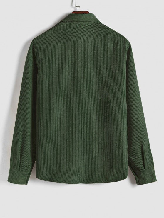 Hamish | Button-Front Long-Sleeve Summer Shirt