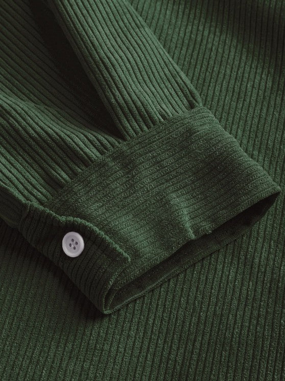 Hamish | Button-Front Long-Sleeve Summer Shirt
