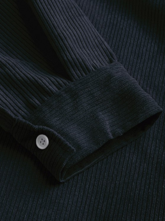 Hamish | Button-Front Long-Sleeve Summer Shirt