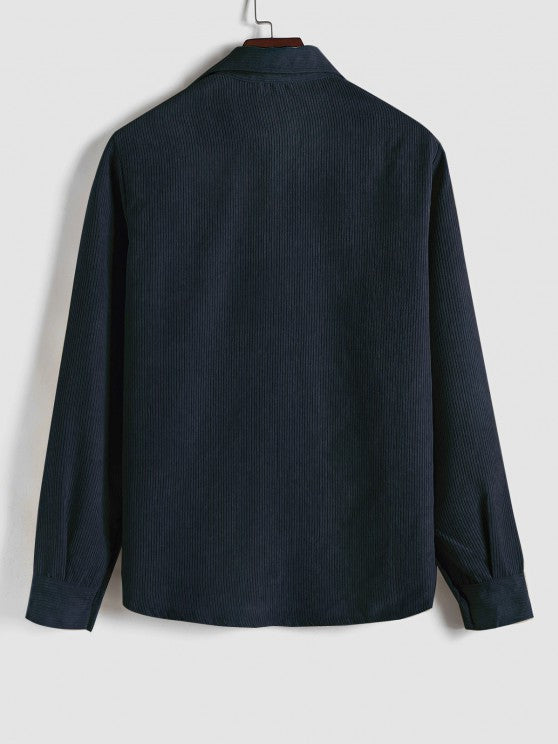 Hamish | Button-Front Long-Sleeve Summer Shirt