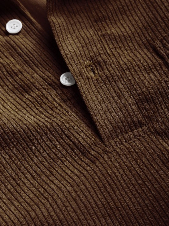 Hamish | Button-Front Long-Sleeve Summer Shirt