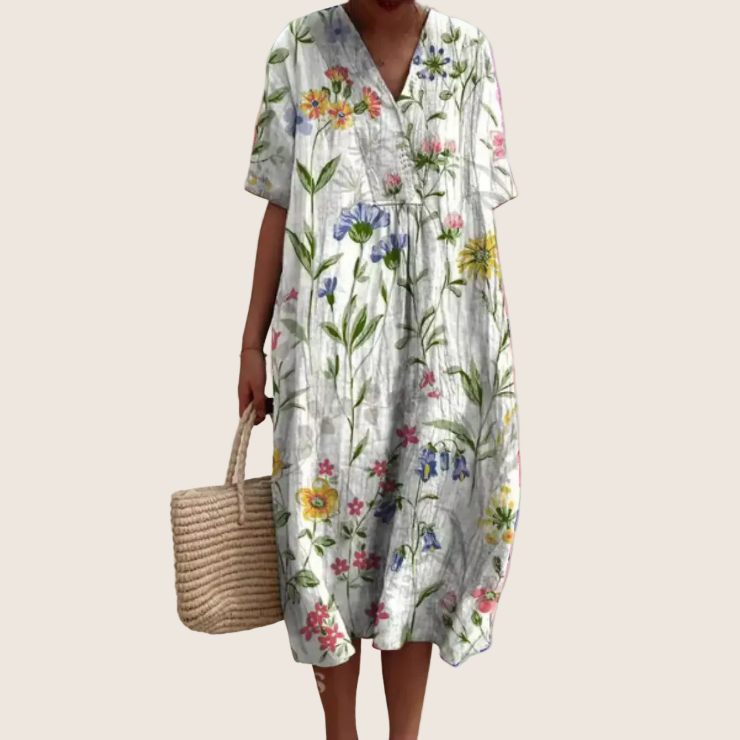 Fleur | Floral Midi Dress
