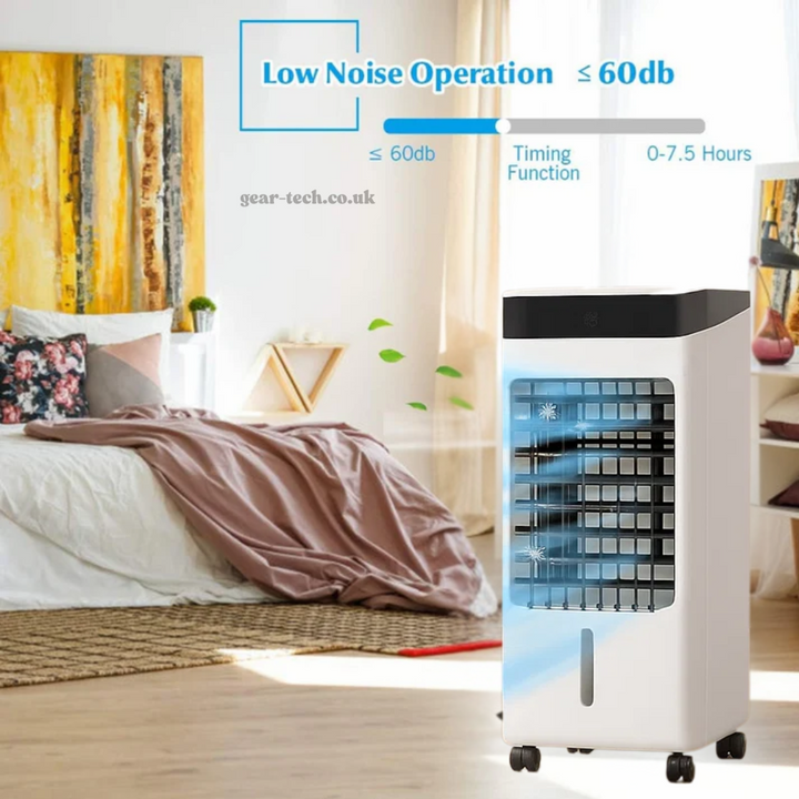 Portable Windowless Air Cooler with Remote Control – 3-in-1 Air Cooler, Fan and Humidifier for Home and Office