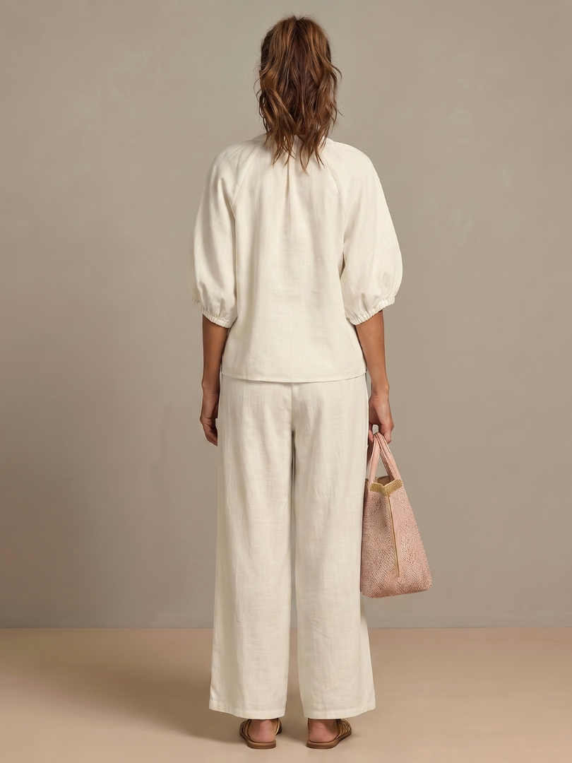Kira | Wide-Leg Two-Piece Set