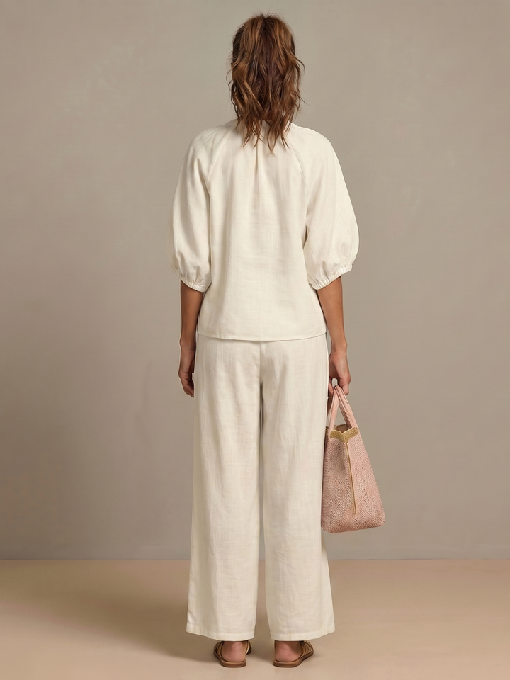 Kira | Wide-Leg Two-Piece Set