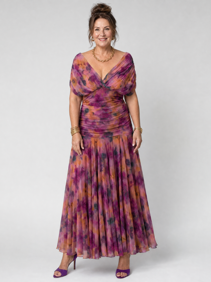 Annika | Off-Shoulder Midi Dress