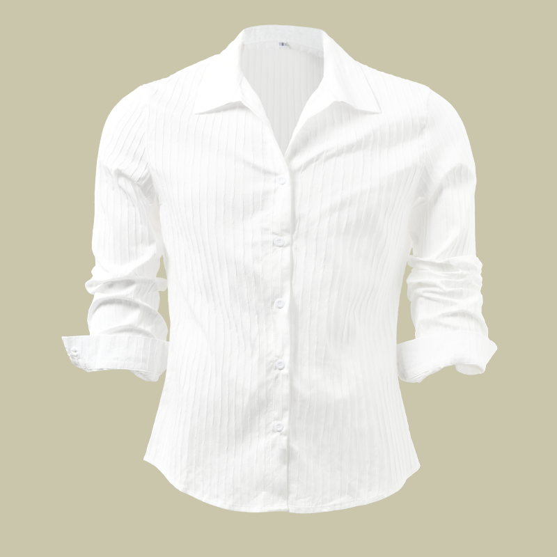Gideon | Striped Tiered Collared Summer Shirt
