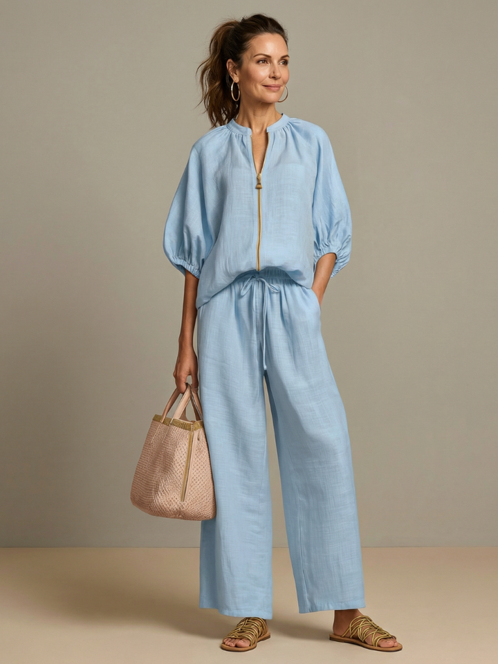 Kira | Wide-Leg Two-Piece Set