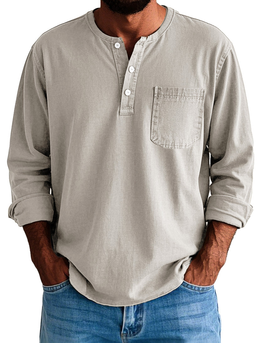 Nico | Tiered Collared Summer Shirt
