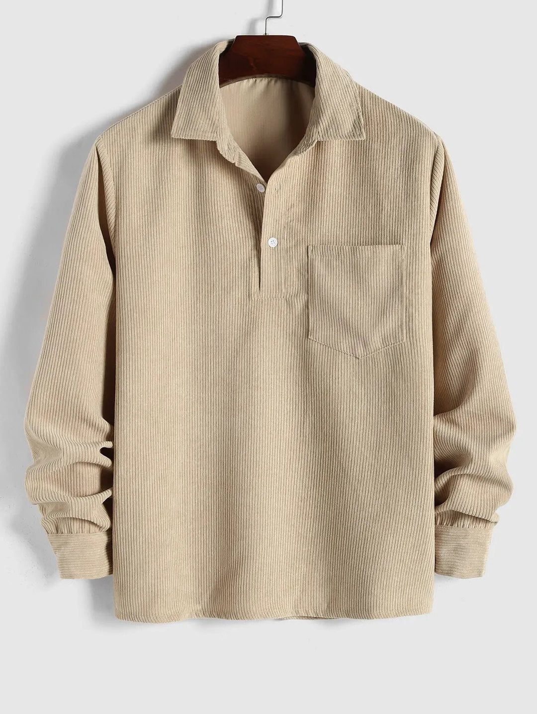 Hamish | Button-Front Long-Sleeve Summer Shirt