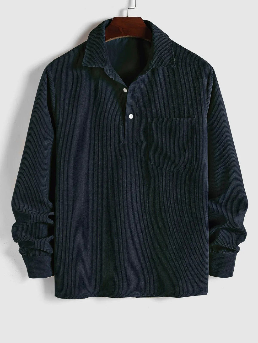 Hamish | Button-Front Long-Sleeve Summer Shirt