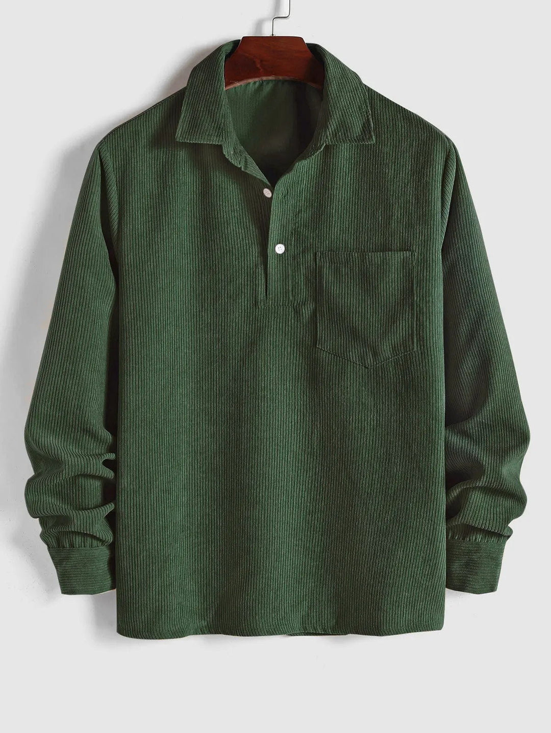 Hamish | Button-Front Long-Sleeve Summer Shirt