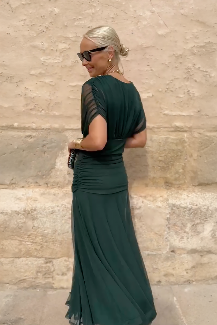 Noa | Pleated Maxi Dress