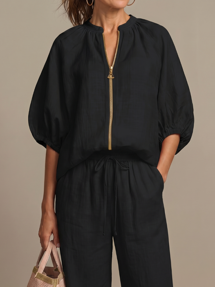 Kira | Wide-Leg Two-Piece Set