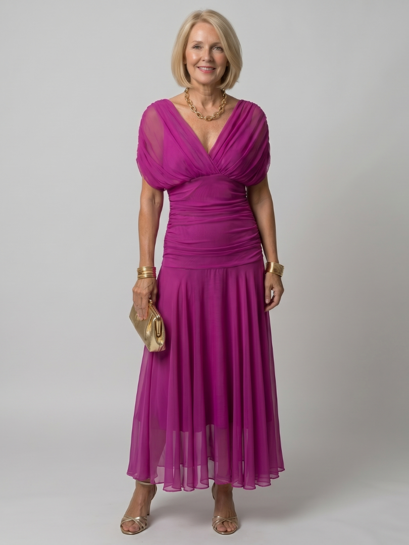 Annika | Off-Shoulder Midi Dress