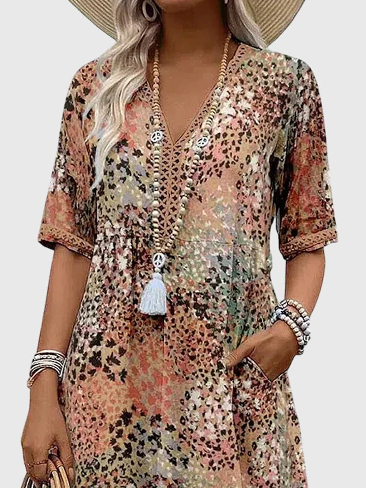 Seraphina | Floral Midi Dress