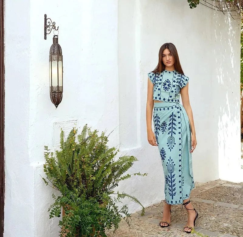 Faye | Printed Two-Piece Set