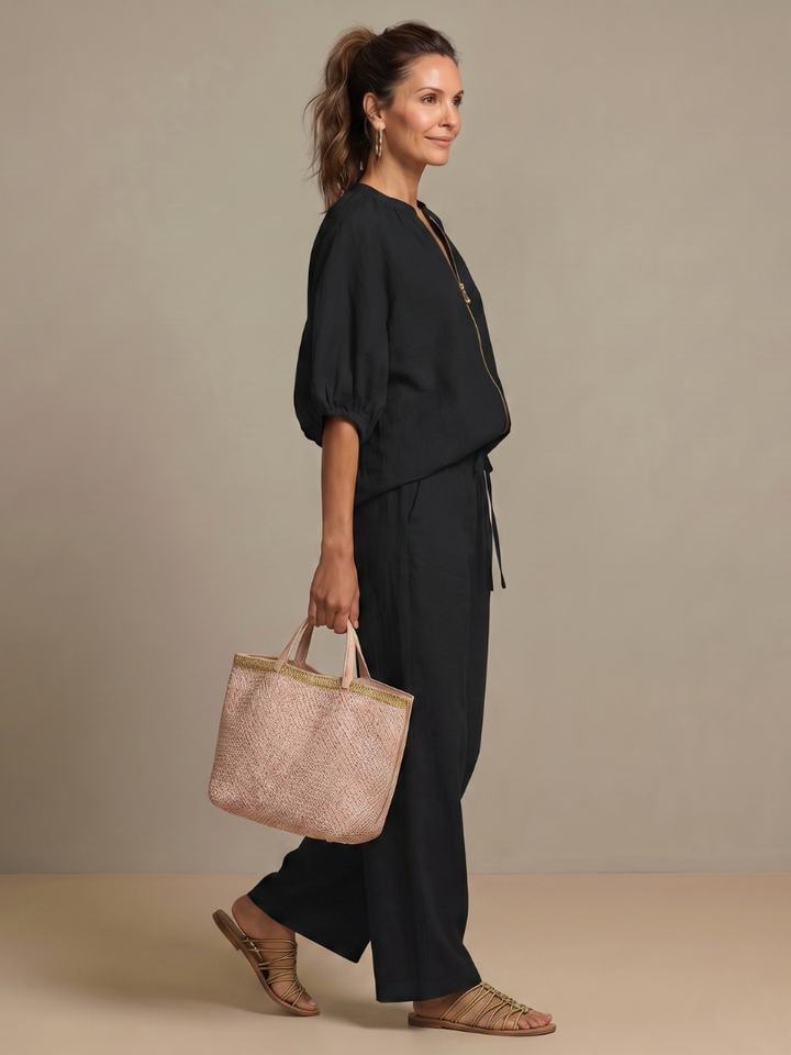 Kira | Wide-Leg Two-Piece Set