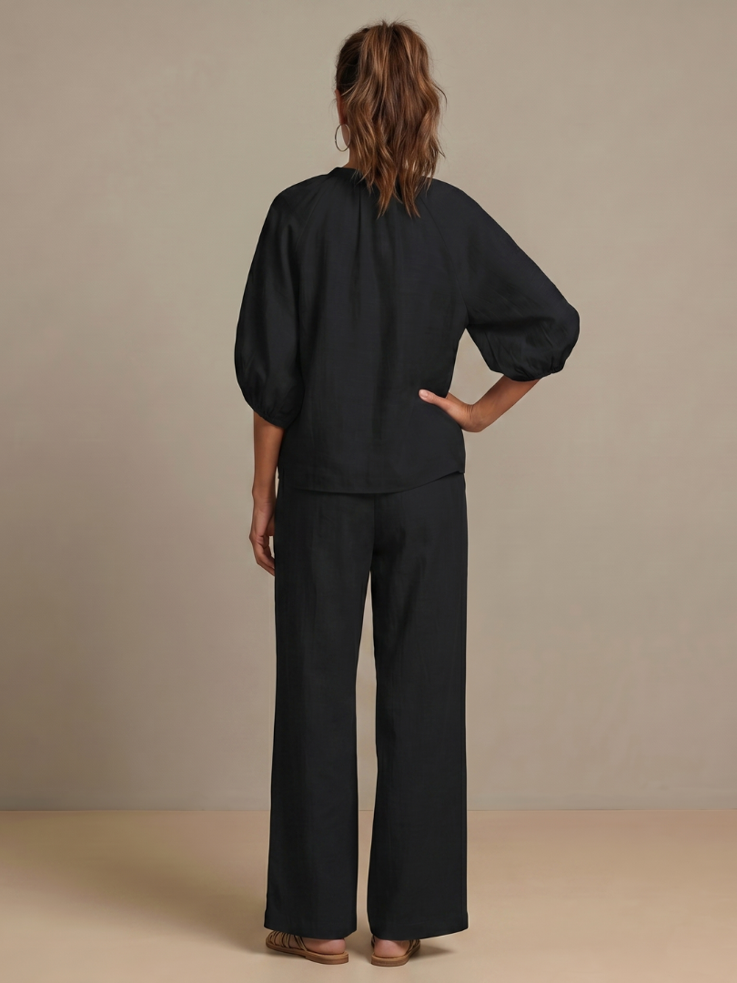 Kira | Wide-Leg Two-Piece Set