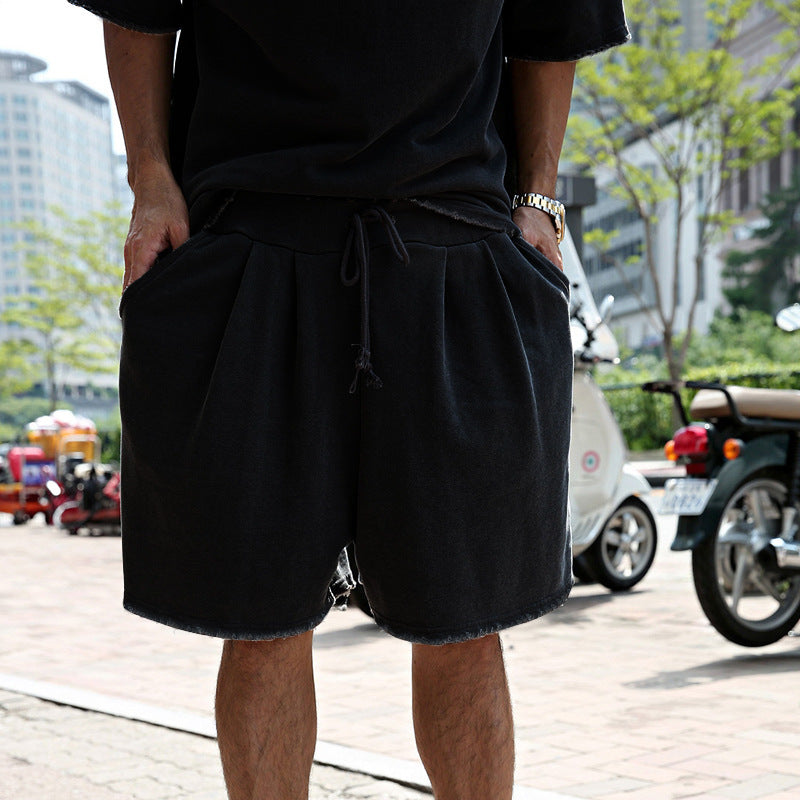 Ugo | Drawstring Crew Neck Two-Piece Set