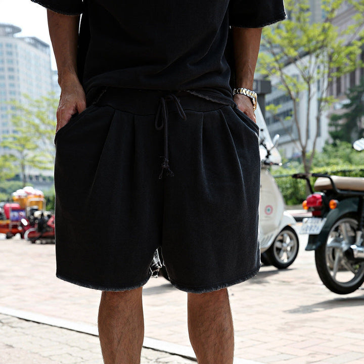 Ugo | Drawstring Crew Neck Two-Piece Set