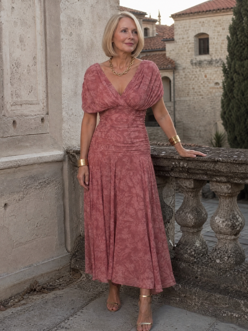 Annika | Off-Shoulder Midi Dress