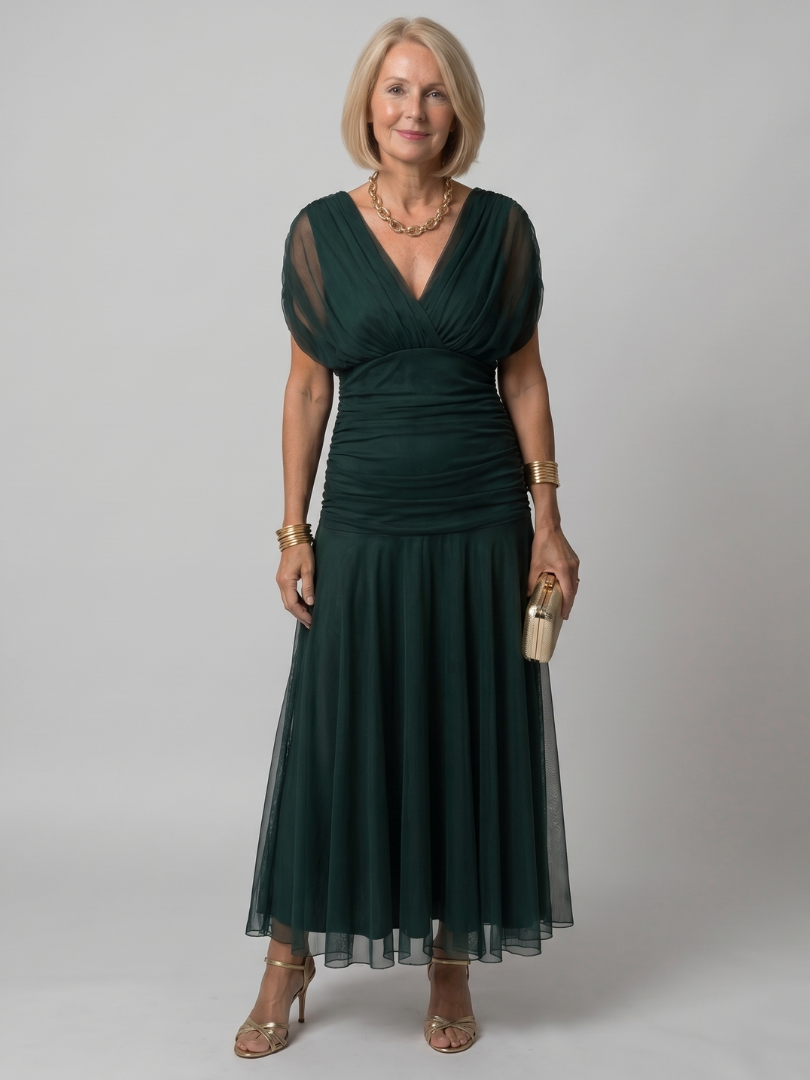 Annika | Off-Shoulder Midi Dress