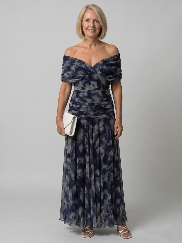 Annika | Off-Shoulder Midi Dress