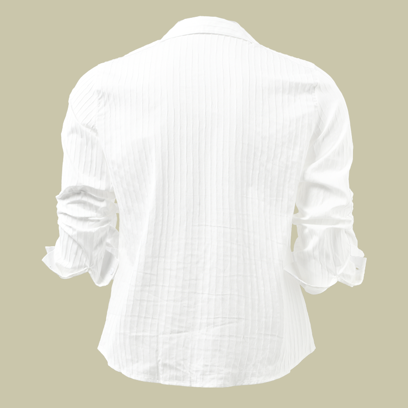 Gideon | Striped Tiered Collared Summer Shirt