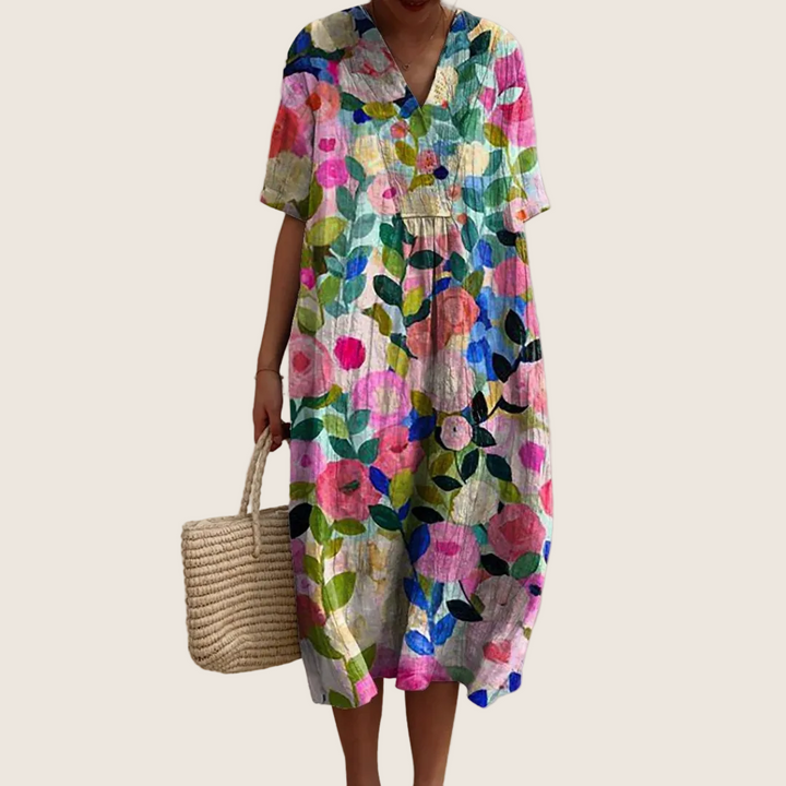 Fleur | Floral Midi Dress