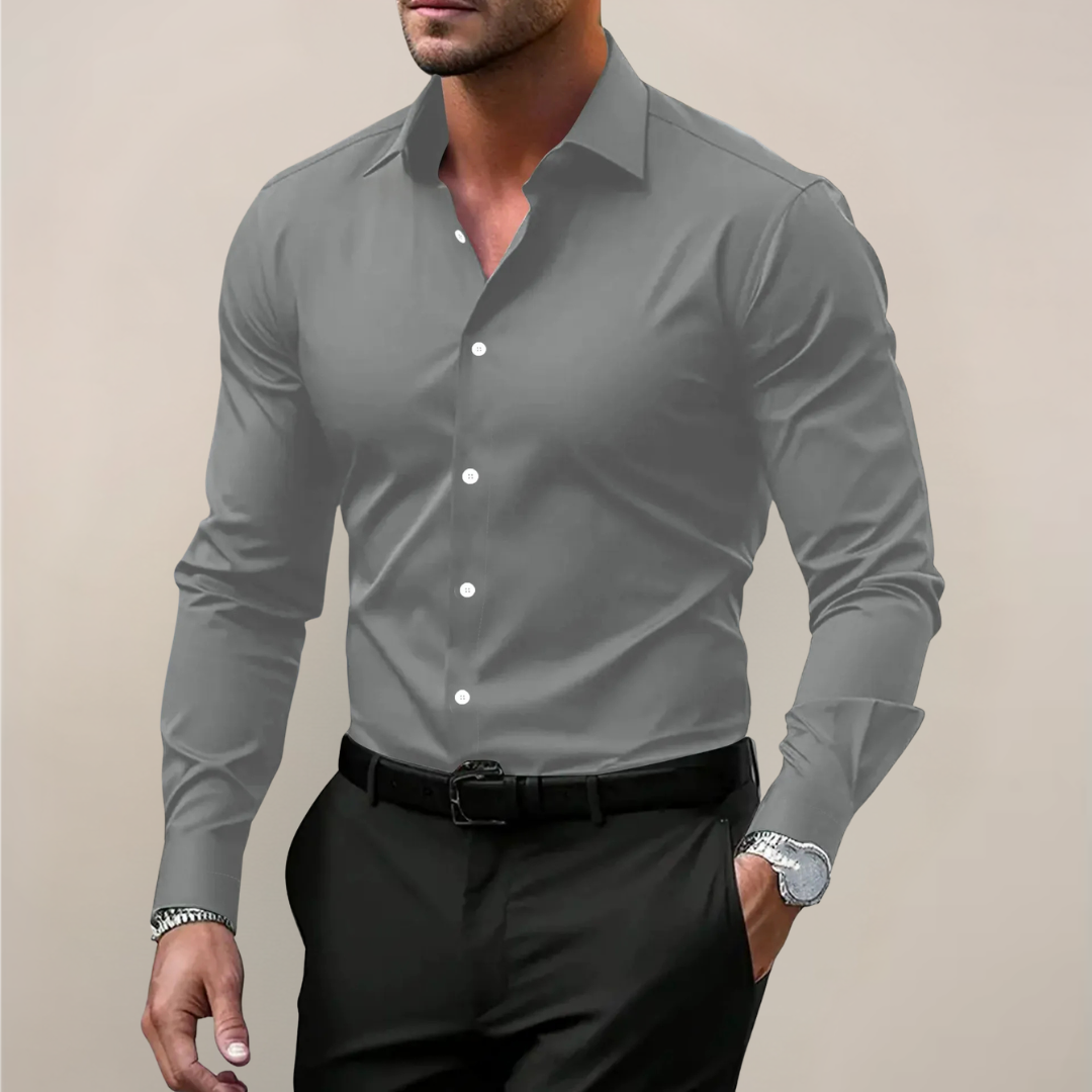 Boris | Button-Front Collared Summer Shirt