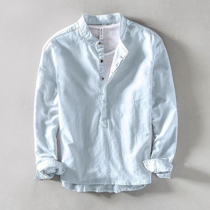 Garrett | Button-Front Collared Summer Shirt