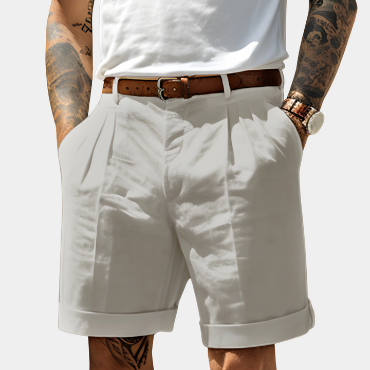 Isaac | Belted Shorts