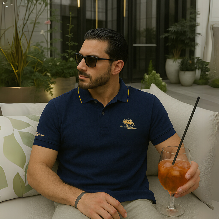 Atticus | Polka-Dot Polo Shirt