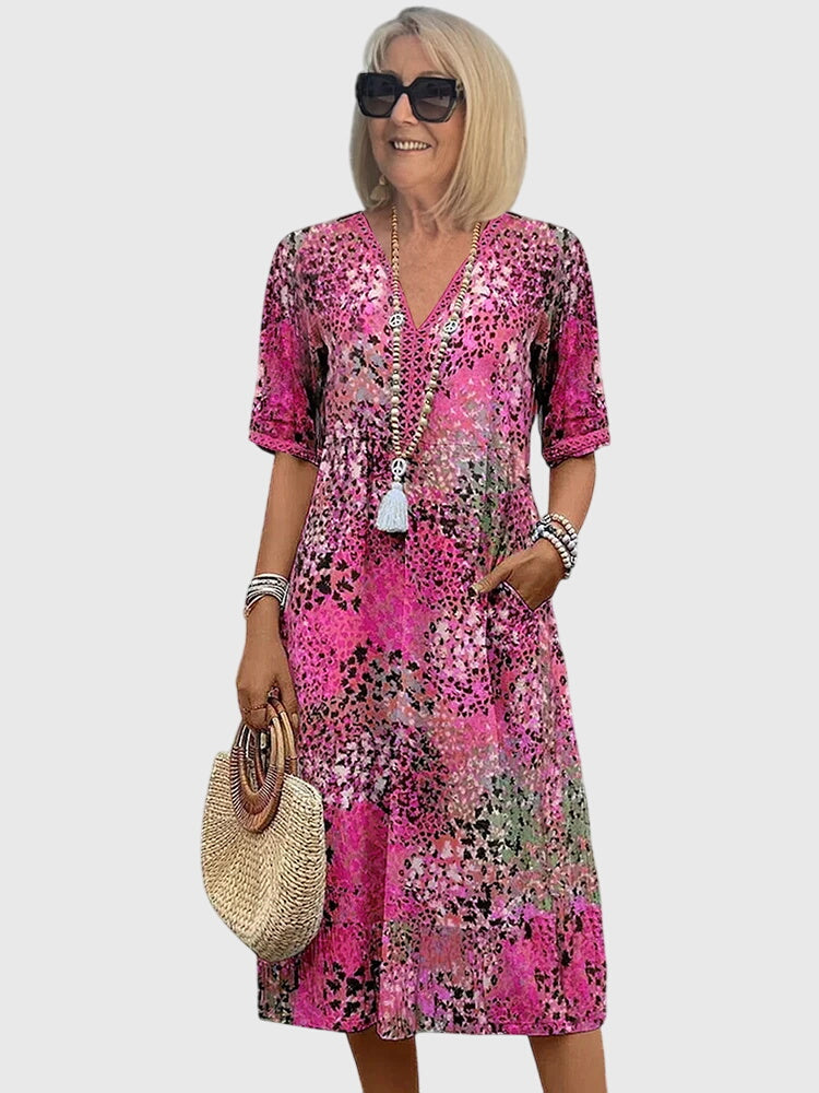 Seraphina | Floral Midi Dress